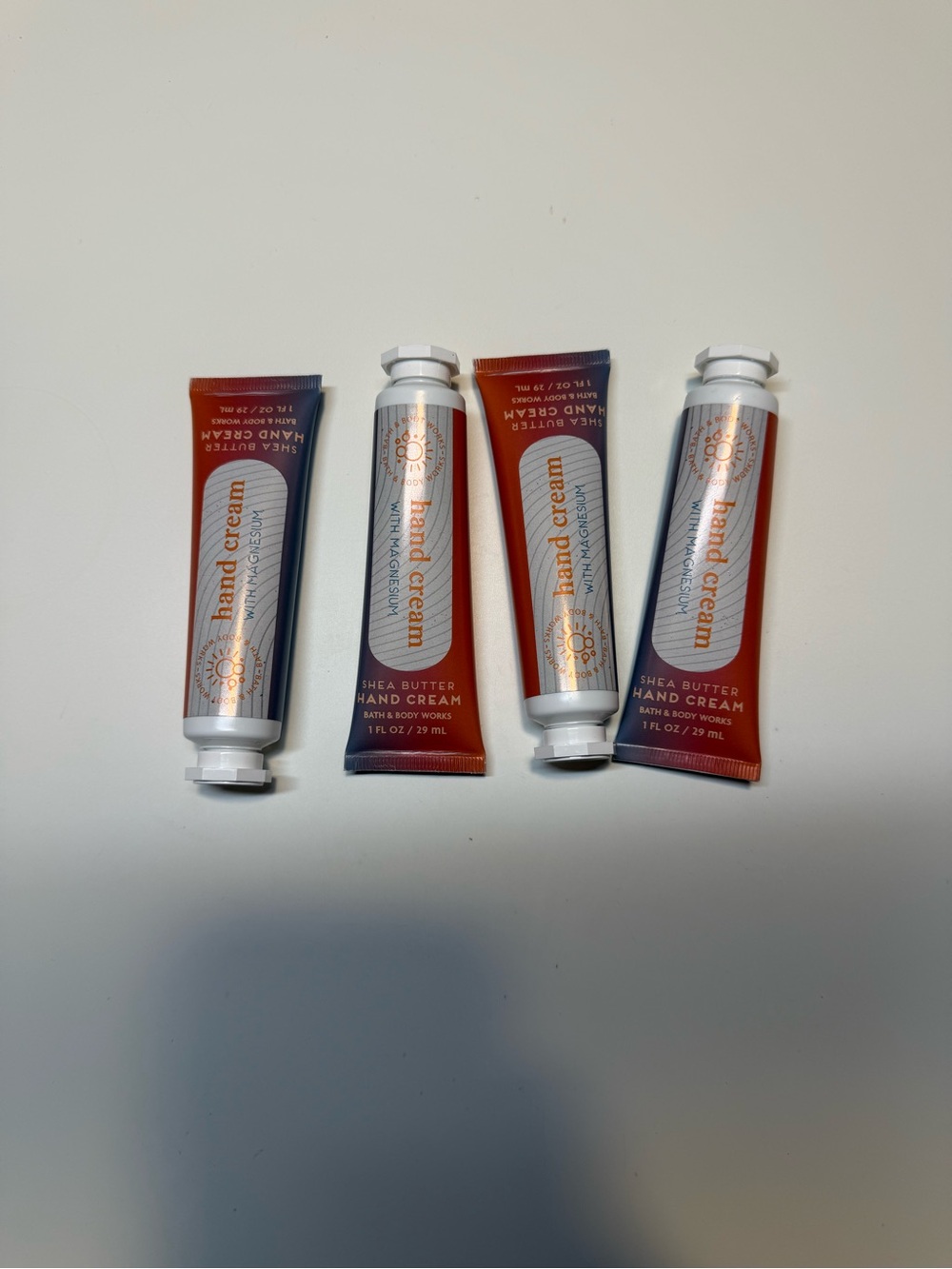 Bath & Body Works Hand Cream Tubes - Amber Orange & White